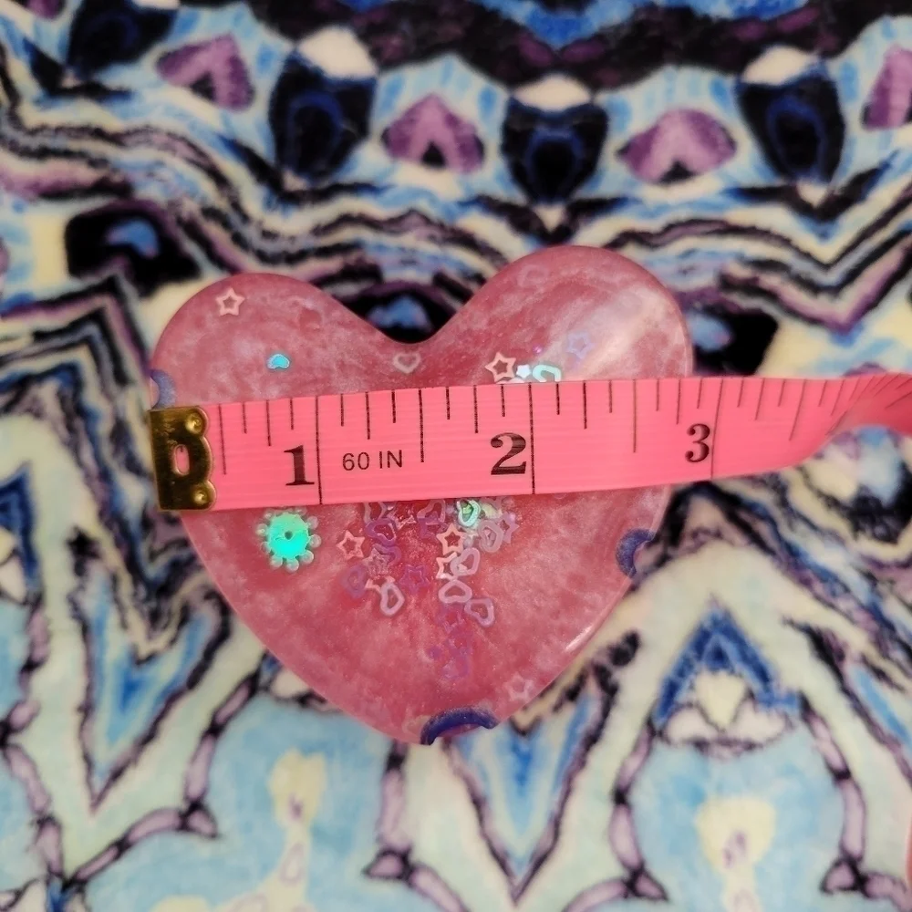 NEW Handmade Resin Pink Trinket Box With A Dasisy And Extras